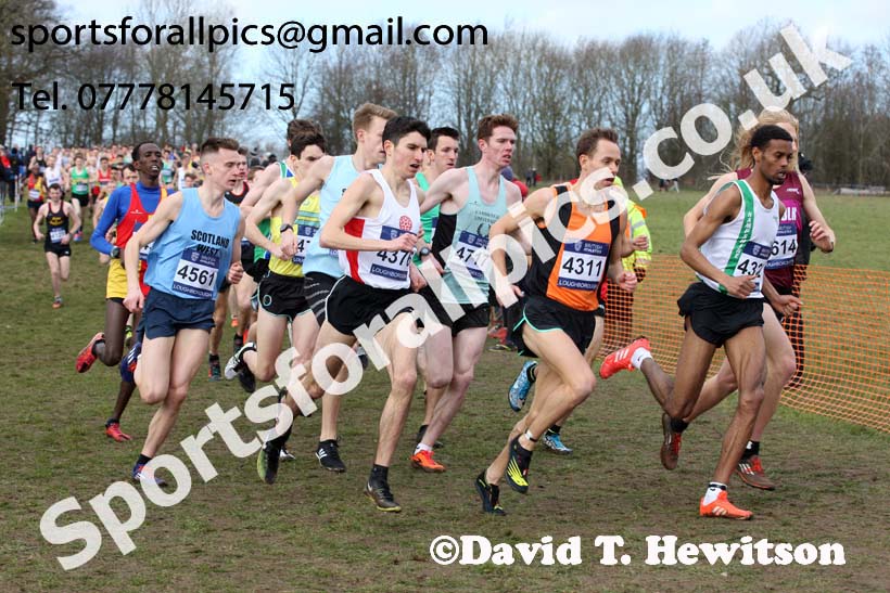 Senior mens 2019 British Athletics Inter Counties Cross Country, Prestwood Hall, Loughborough. Photo:  David T. Hewitson/Sports for All Pics
